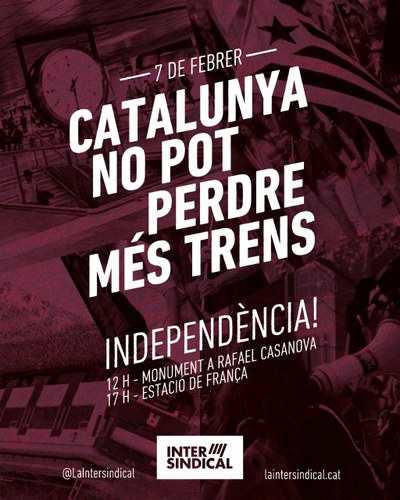 Catalunya no pot pedre més trens