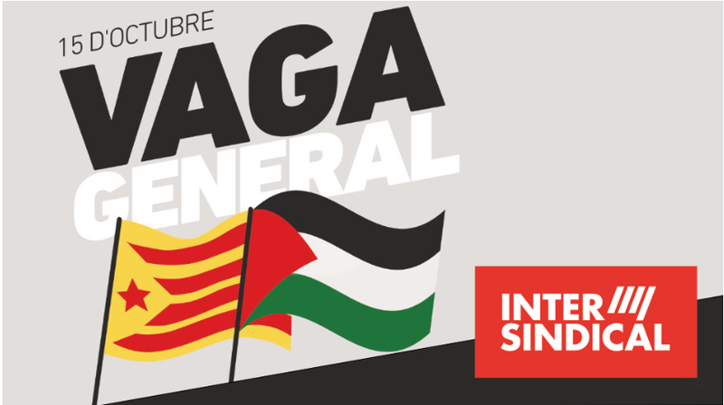 Comunicat de convocatòria a la vaga general del 15 d’octubre