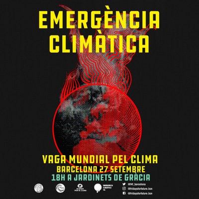 La Intersindical-CSC dóna suport a la Vaga Mundial pel Clima del proper 27 de setembre