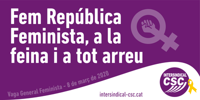 Manifest: Fem República feminista, a la feina i a tot arreu