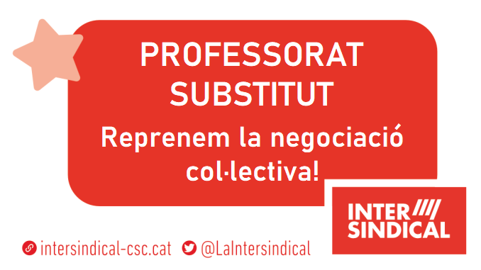 Professorat substitut a les Universitats Catalanes